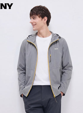 DKNY唐可娜儿冰丝防晒服连帽外套