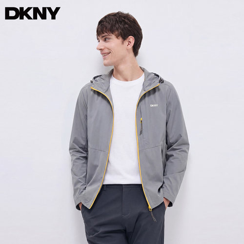 DKNY唐可娜儿冰丝防晒服连帽外套