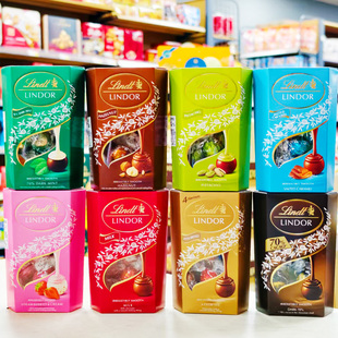 Lindt瑞士莲软心进口巧克力200g礼盒装 节日送礼零食礼物