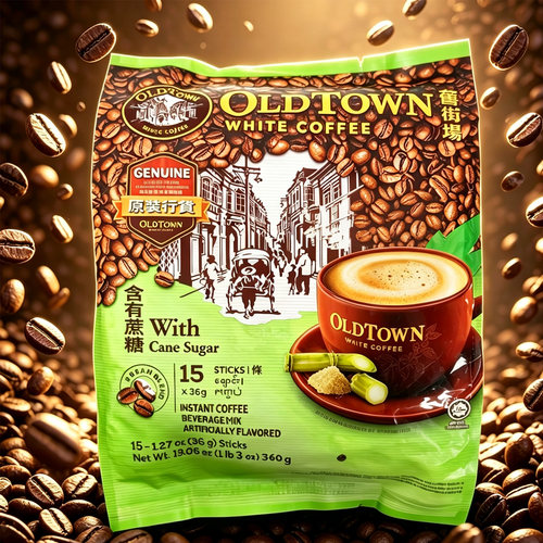 马来西亚oldtown三合一天然蔗糖