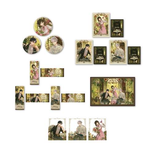 时光代理人绽放时刻徽章色纸