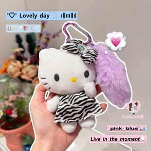 25年限量版 日本本土Sanrio三丽鸥爱心扣链条挂件kitty美乐蒂挂饰