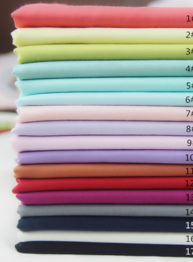 全工艺精梳棉里布 绣花衬衫 内衬布料 白布纯棉服装面料 新品新款