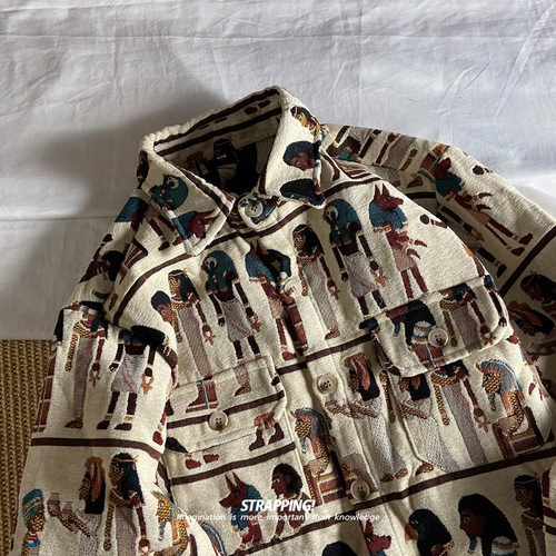 印第安部落绣花外套春秋vintage