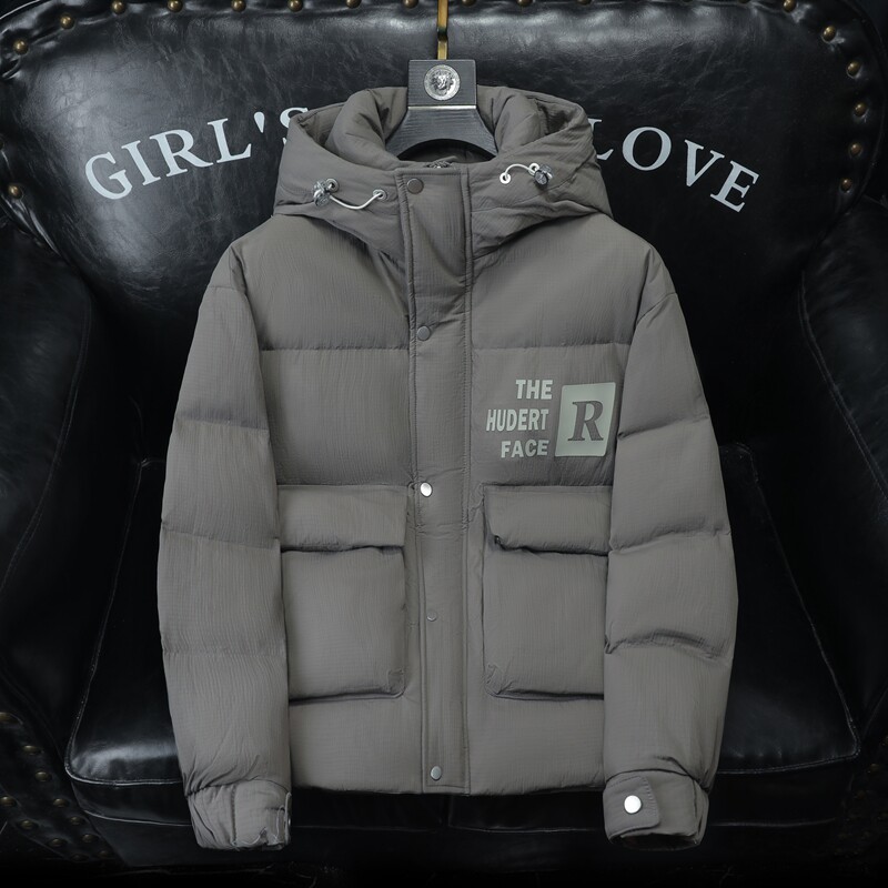 连帽羽绒服男士2024冬季新款白鸭绒潮流时尚保暖外套Y100P280,男装羽绒服,钱塘6025