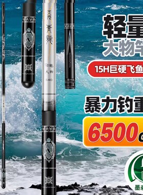 正品天元青龙大物巨物竿鲢鳙青鲟黑坑竞技19调高碳超轻超硬钓鱼竿