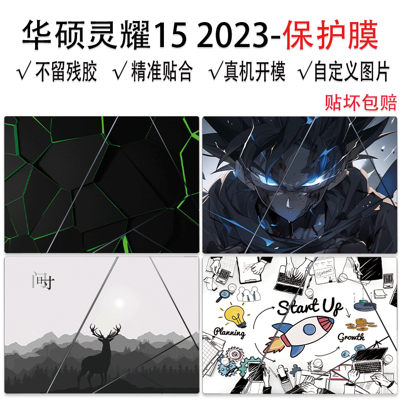 华硕灵耀152023磨砂防刮保护膜
