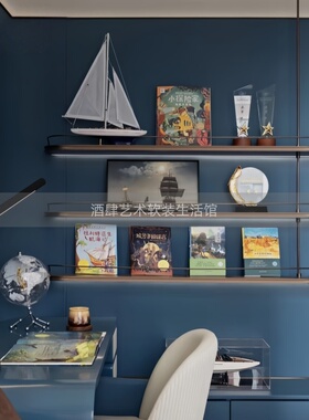 简约现代儿童房帆船奖杯摆件