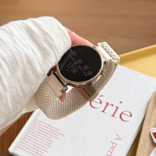适用华为gt7pro浮雕kt猫编织磁吸扣表带gt6/5/4/3感watch6/5