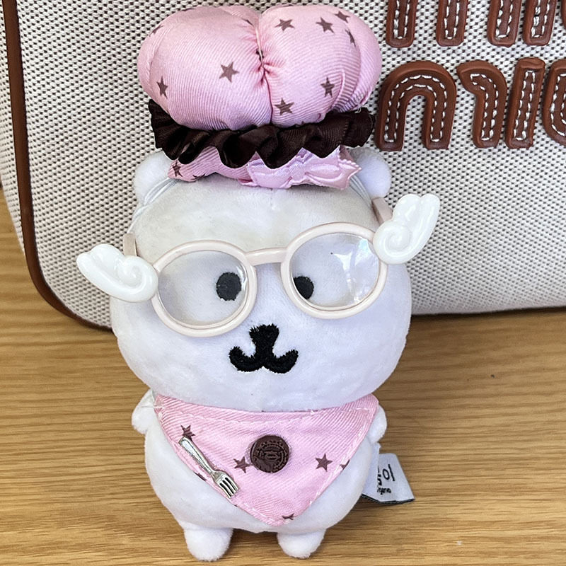 10cm围兜厨师甜品装饰娃娃自嘲熊超萌娃衣lulu玩偶服口水巾,玩具/童车/益智/积木/模型,毛绒/玩偶/公仔/布艺类玩具,淘宝优惠券,粉丝福利购,淘宝优惠卷