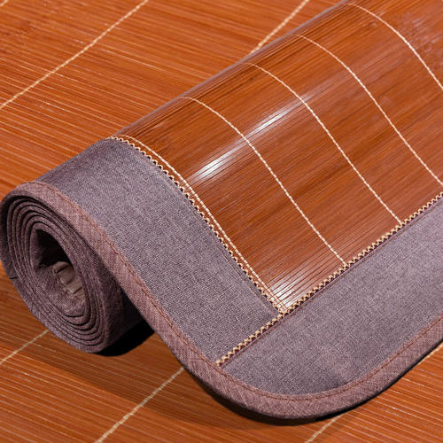 【推荐】凉席1.8米2米床双人竹席1.5米家用竹子可折叠冰丝席草席