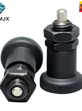 PXSK/PXRK旋钮柱塞SNTK/XNTKS复位短螺纹弹簧树脂自锁旋钮定位销