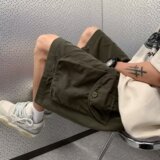 2024夏季系工装短裤男韩版大口袋宽松休闲运动5分裤dk922p35，男装休闲裤，星座204-6