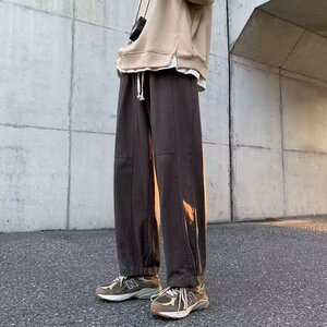 春季美式复古高街工装裤男直筒阔腿休闲裤潮流ins长裤k766 p45图片