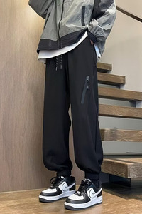 春季美式直筒休闲防水工装冲锋裤男高街运动裤k032 p40图片