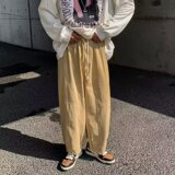 春季美式复古高街工装裤男直筒阔腿休闲裤潮流ins长裤k766p45，男装休闲裤，星座204-6
