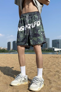 沙滩短裤2024夏季男休闲五分裤宽松型花裤衩潮dk5530 p20图片