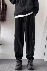 春季美式直筒拉链休闲防水工装冲锋裤男高街运动裤k1176 p50图片