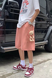 2023夏季港风情侣日系百搭宽松小熊休闲短裤男潮dk107p25，男装休闲裤，星座204-6