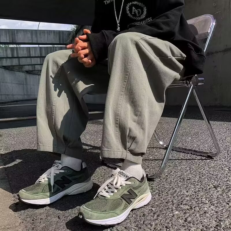 春季美式复古高街工装裤男直筒阔腿休闲裤潮流ins长裤k766p45,男装休闲裤,星座204-6