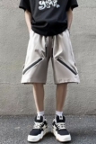 2023夏季宽松男直筒休闲五分裤纯色百搭工装短裤dk675p40，男装休闲裤，星座204-6
