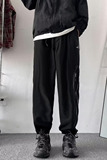 春季美式直筒拉链休闲防水工装冲锋裤男高街运动裤潮k1176p50，男装休闲裤，星座204-6