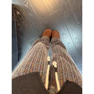 网图 原版大码裤子男韩版潮流休闲百搭条纹直筒裤男k07 p55