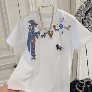 H606小马短款 T恤