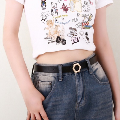 2025新款夏季女士皮带装饰