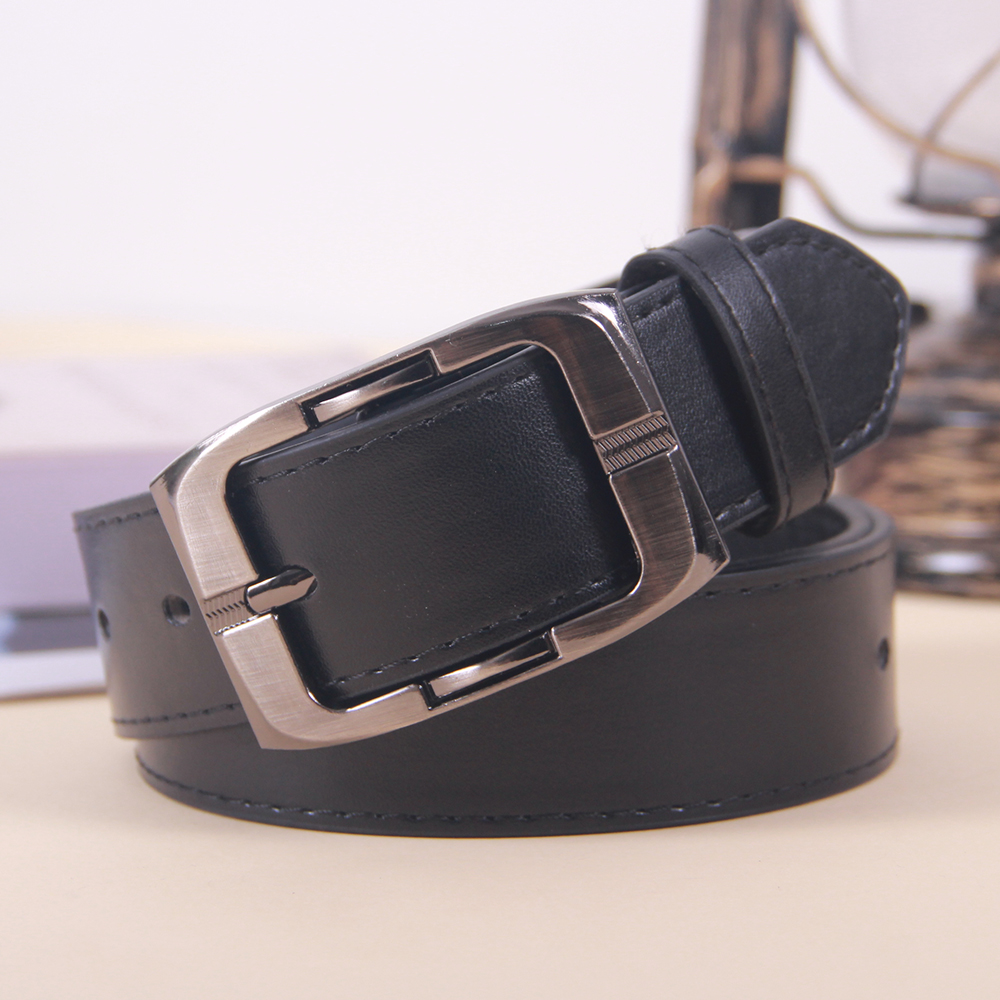 男生腰带针扣百搭男士皮带商务休闲裤带中青年学生日字扣皮带