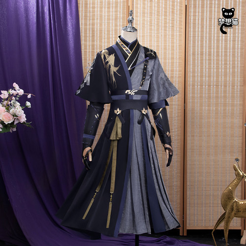 梦想猫傅融cos代号鸢套装刺绣