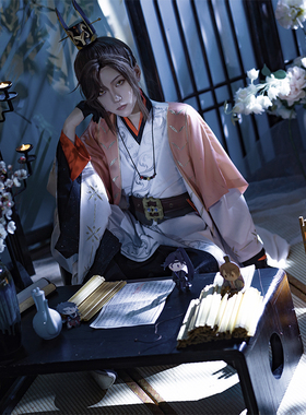 梦想猫代号鸢cos服广陵王cosplay服装男王侯之相古风女假发头冠