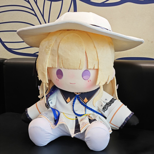 同人周边鸣菲比潮棉花娃娃送人礼物坐姿Phoebe可爱抱枕约40cm