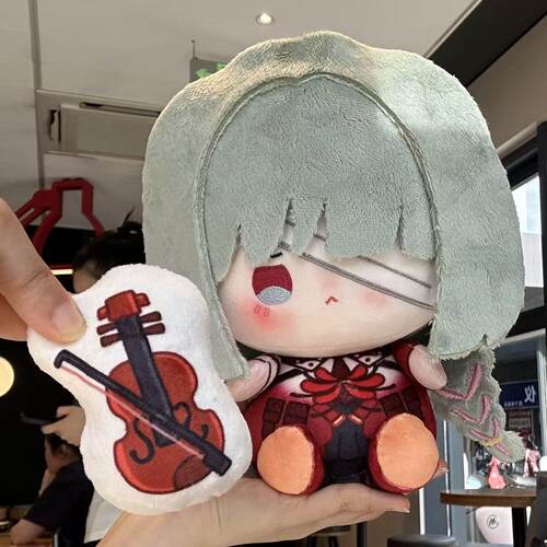 同人周边弗洛洛大头蹲蹲体棉花娃娃送人礼物Phrolova抱枕约25cm