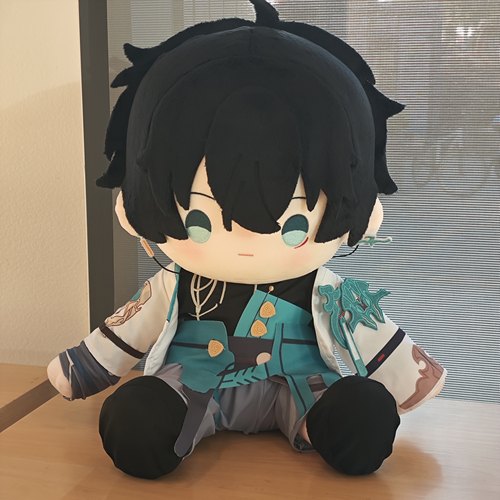 崩铁道周边坏星穹丹恒棉花娃娃DanHeng冷面小青龙坐姿抱枕40cm