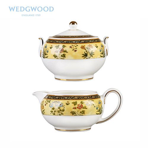 【清库】Wedgwood印度之花糖奶缸