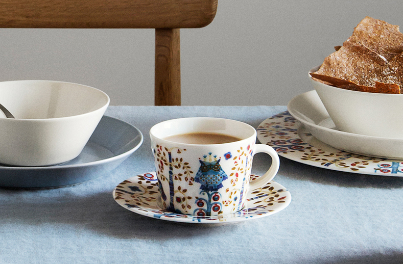 iittala魔幻森林北欧咖啡杯碟组