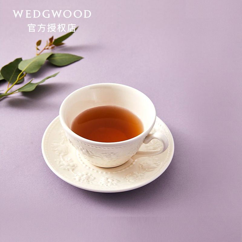 结婚礼物欢愉假日树莓2杯2碟茶具