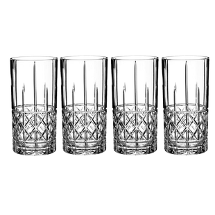 Waterford 沃特福德 布雷迪威士忌长饮杯4只装 多用途酒杯水杯