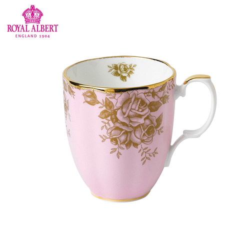 阿尔伯特1960金玫瑰骨瓷马克杯