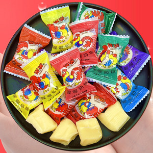 喔喔奶糖牛奶味散装喜糖儿童圣诞礼糖果网红解馋零食休闲小吃食品