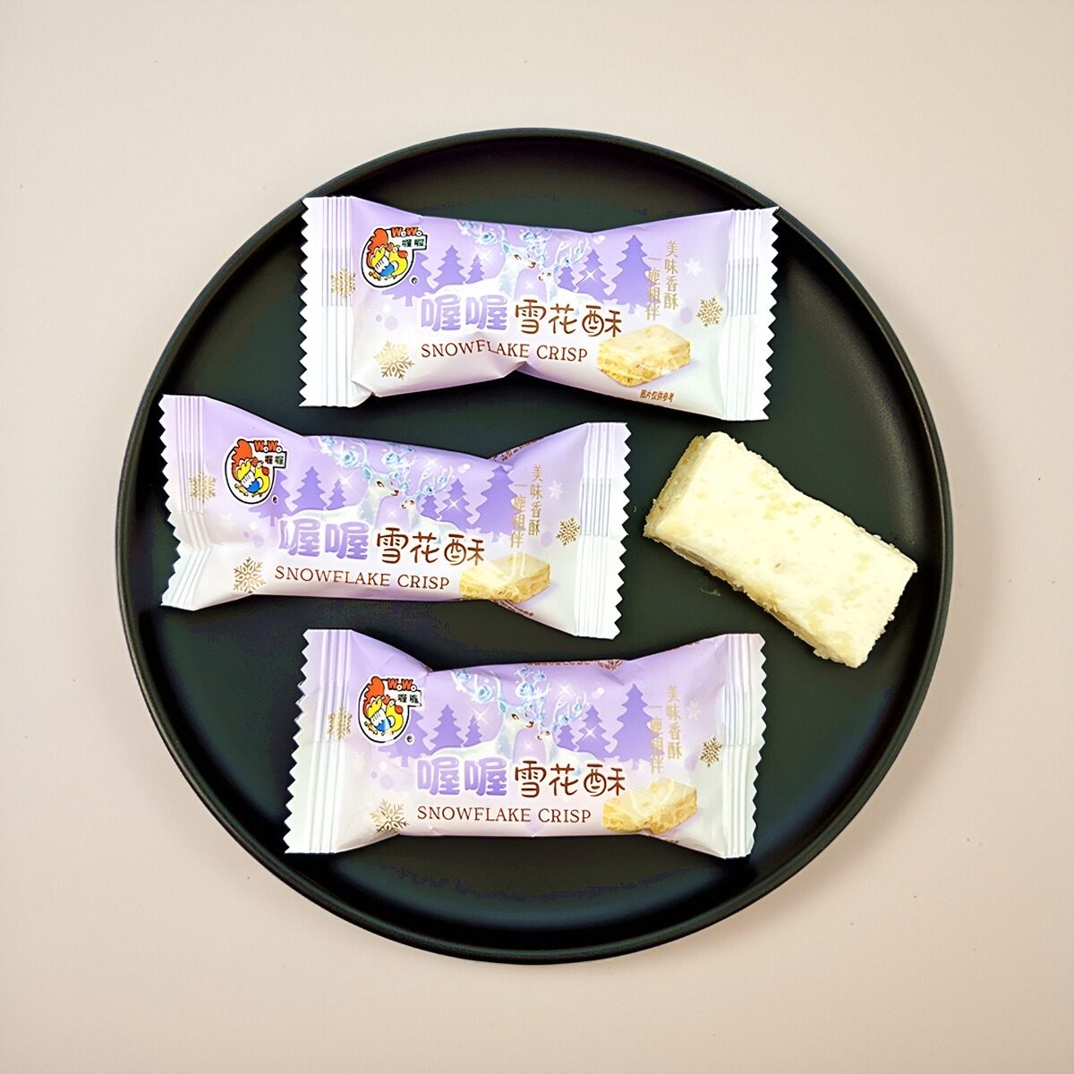 喔喔雪花酥小糕点伴手礼休闲零食