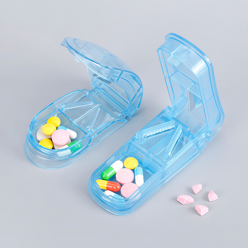 分药器二分之一切药片分割器神器四分之分装小药盒随身切药器精准