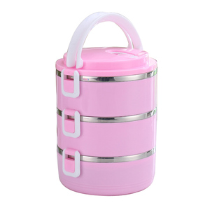 大容量北欧多层保温饭盒小巧迷你单层上班族双层便当盒餐盒女便携