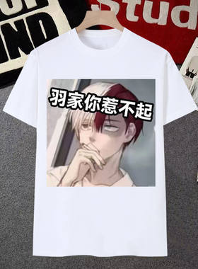 快手少羽衣服伤感头像短袖男t恤女和平精英网红主播粉丝学生衣服