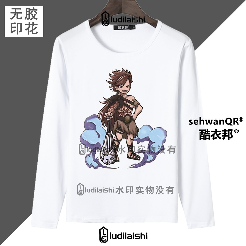 春秋款男女学生长袖上衣终末的女武神哈迪斯索尔释迦人物头像T恤,模玩/动漫/周边/娃圈三坑/桌游,动漫T恤/鞋帽/服装,淘宝优惠券,粉丝福利购,淘宝优惠卷