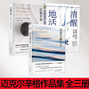 【迈克尔辛格作品集 全三册】活出不羁人生+臣服实验+清醒地活 自我的生命之旅 心灵成长的书 如何思考认识自己 冥想 解除痛苦