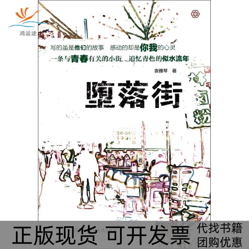 【正版书包邮】堕落街袁雅琴湖南文艺出版社