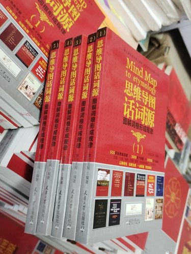 思维导图话词源全五册考级书籍