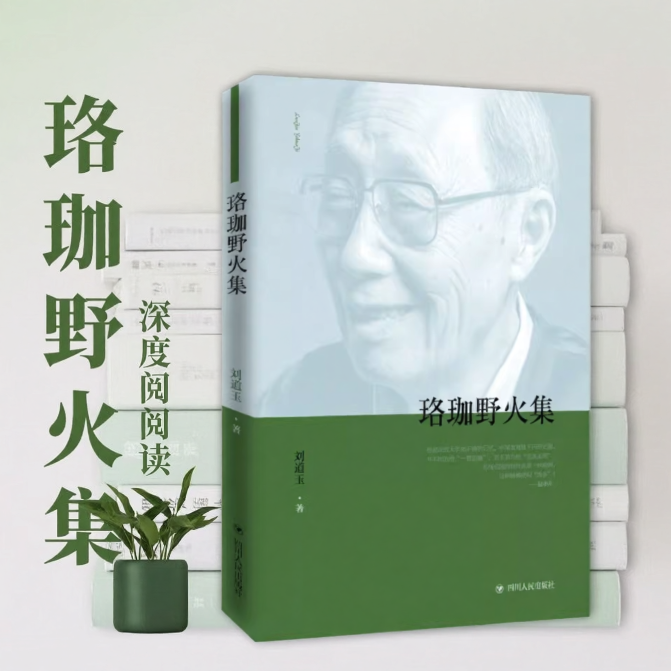 正版现货 珞珈野火集 刘道玉随笔集 武汉大学前校长 中国近代随笔文学四川人民出版社